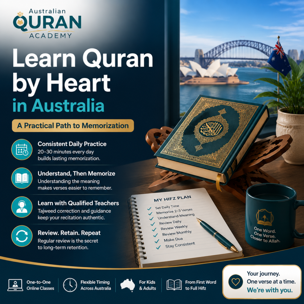 Learn Quran by Heart in Australia – A Practical Path to Memorization